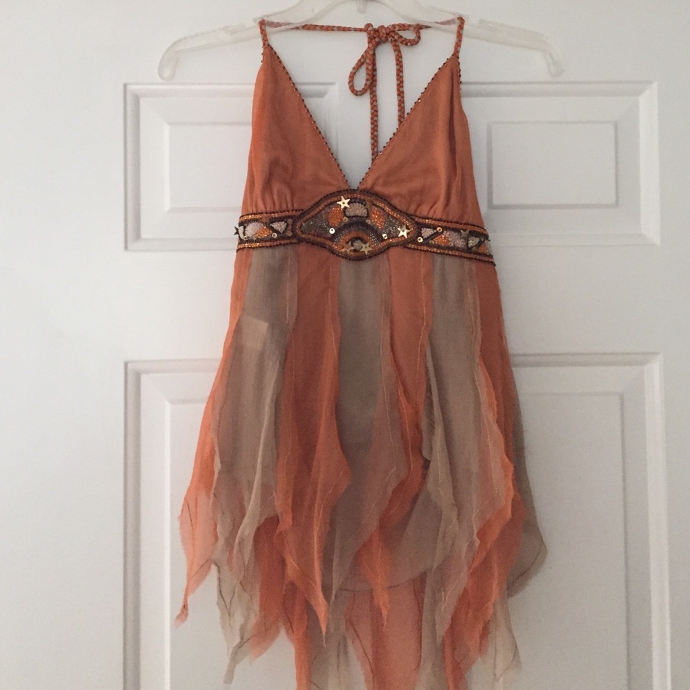 COPY - Bebe beaded halter top
